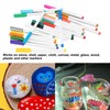 21 Colors Paint Pens Acrylic Markers Washable Dry Quickly Paint