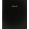 BookFactory Fire Watch Log Book/Journal/Logbook - 120 Page, 8.5''x11'', Black