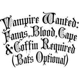 CafePress Vampire Wanted Throw Blanket Super Soft Fleece Plush Throw Blanket, 60"x50"