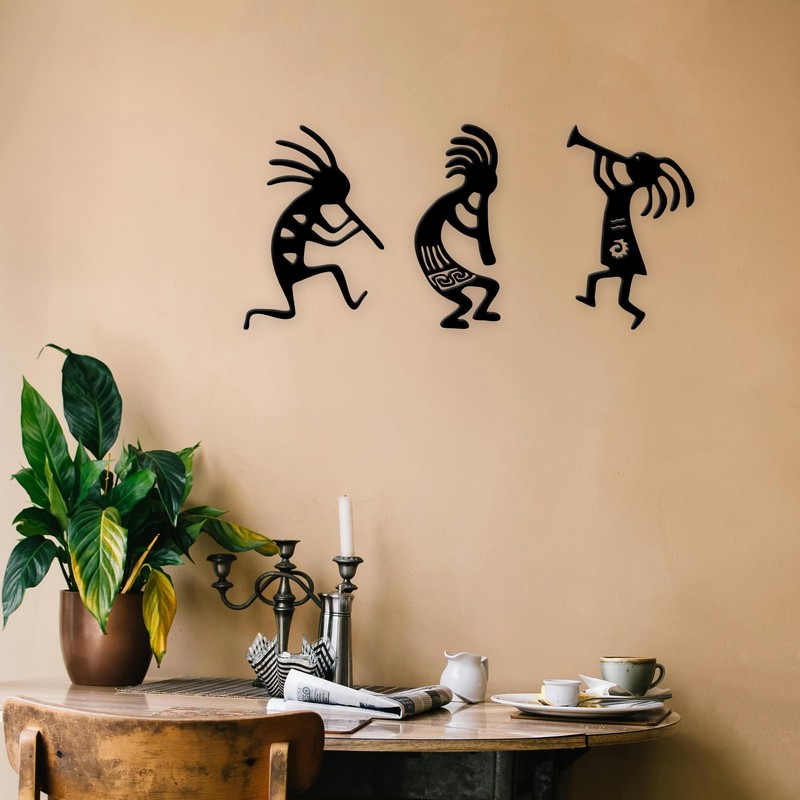 Rajukit Metal Kokopelli Wall Art – Kokopelli Wall Decor Southwest