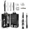 TEDFLOP 115-Piece Magnetic Screwdriver Set Kit, Professional Precision Tool Kit1141,Laptop