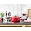 BK Cookware Bourgogne Enameled Cast Iron 4.4QT Dutch Oven, Chili
