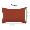 PiccoCasa Zippered Pillowcases, 100% Brushed Microfiber Polyester Pillow Case Cover,
