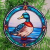 Generic Mallard Duck Stained Glass Themed Ornament