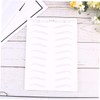 Ipetboom 2 Pairs Waterproof Eyebrow Waterproof Brow Black Stickers Makeup