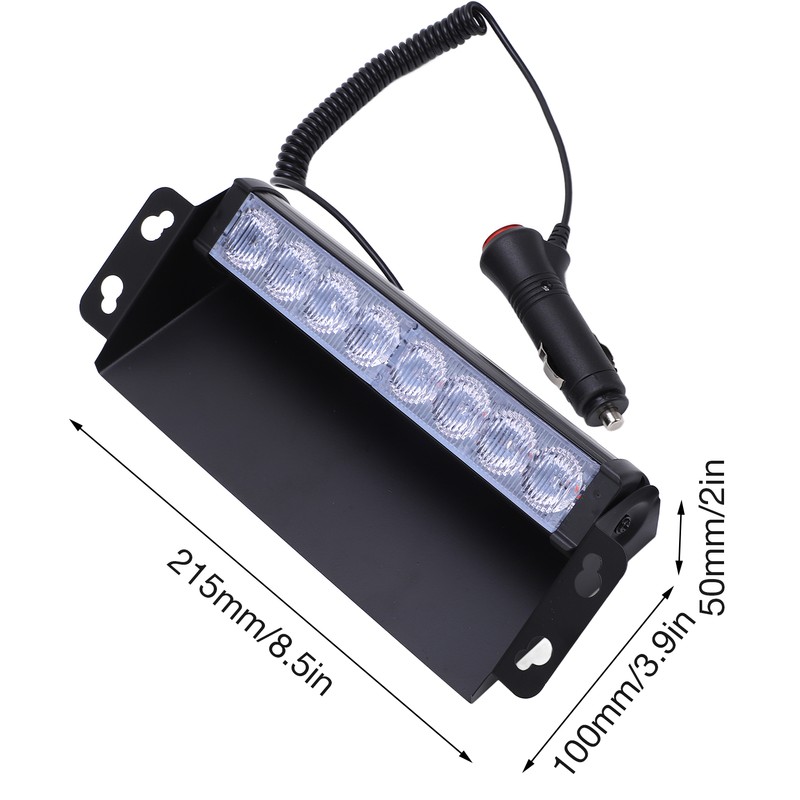 LED Car Strobe Light Flashing Warning Lamp Red Blue Color