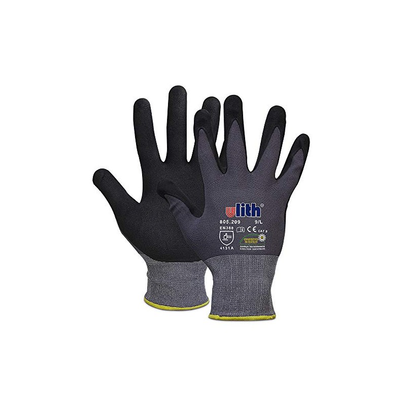 Ulith Professional Assembly Fine Knit Gloves, XL (Pack of 2)