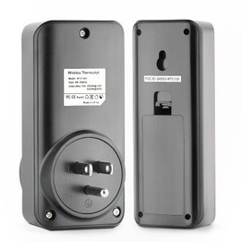 DIGITEN Temperature Controller Wireless Thermostat Outlet Greenhouse Thermostat Wine Cooler Plug-in Temperature Controller Reptile Temperature Control Outlet Remote Control Tempreature Build-in Sensor