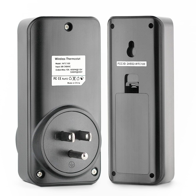 DIGITEN Temperature Controller Wireless Thermostat Outlet Greenhouse Thermostat Wine Cooler