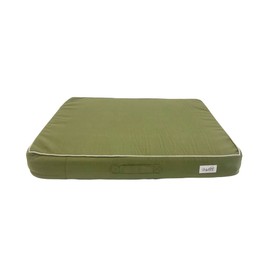Midlee Outdoor Dog Bed- Small- Green- Pet Outside Foam Pad Removale Washable Cover