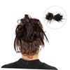 FOMIYES 2pcs Messy Bun Hair Curly Synthetic Chignon Extensions for