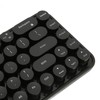Wireless Keyboard Mouse Combo Mini Portable Retro Silent 2.4G Wireless