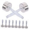 CIYODO 10pcs Stainless Steel Replacement Lids for Insulated Water Bottles