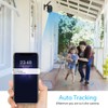 ctronics Outdoor Security Camera with Color Night Vision, 1080P PTZ