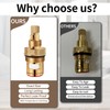 Brass KSRPL3200CC Cold and Brass KSRPL3200HC Hot Faucet Cartridge. This