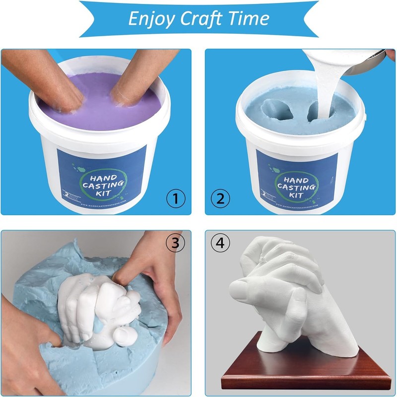 Hand Casting Kit Couples | Keepsake Hand Mold kit Couples