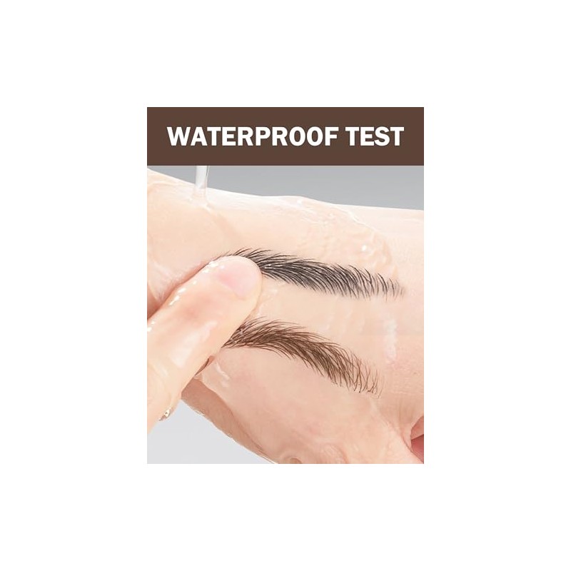 Erinde Impermeable Lápiz de Cejas Líquido, Natural de Larga Duración