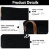 Geyecete X-Large Cotton Rope Dog Basket with Leather handle Blanket