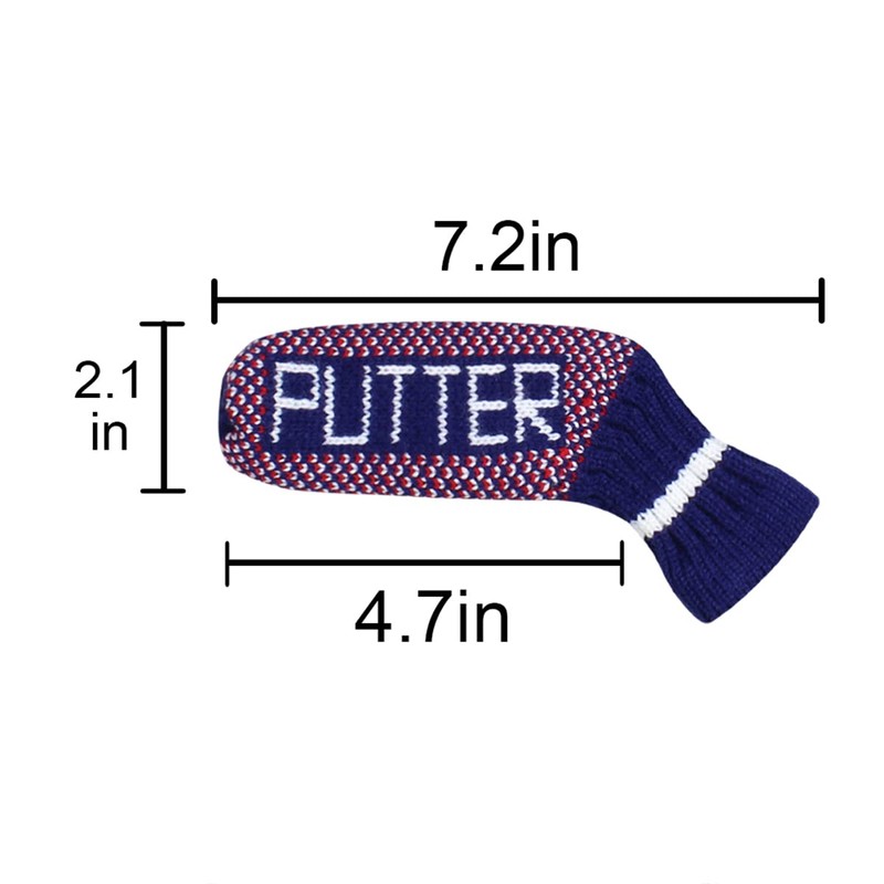 Scott Edward Golf Blade Putter Cover 1 Piece Double Layer