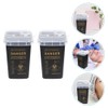 2Pcs Sharps Disposal Container Needle Disposal Bin Small Disposal Cases