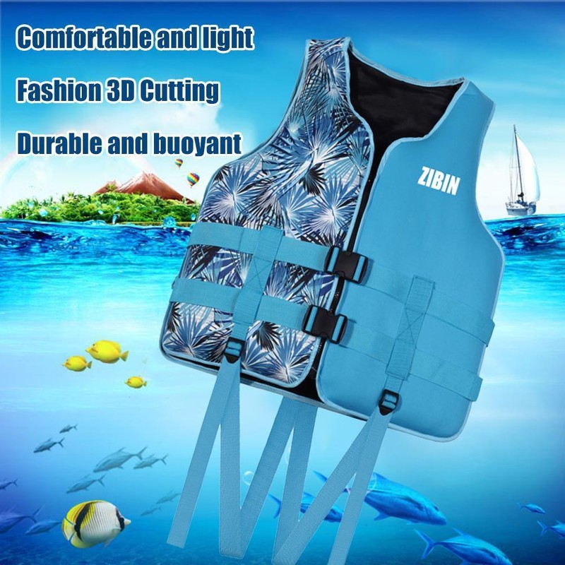 Kids Swim Vest Life Jacket for Children Adults Flotation Swimsuit