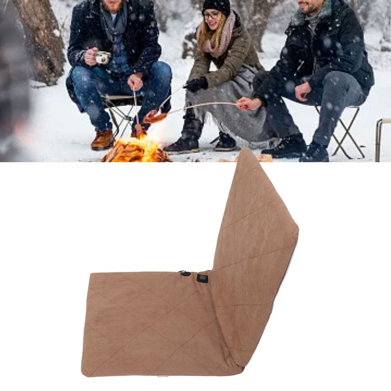 Heated Cushion Portable Folding Heated Chair Cushion 3 Modes Adjustable