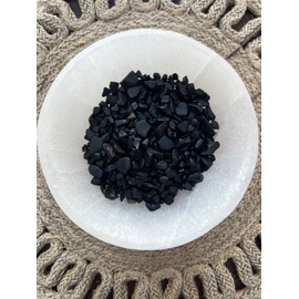 Pachamama Essentials 1/2 lb (8oz) Chips Tumbled Premium Quality for Decoration, Reiki, Chakra Healing, Stone/Crystal Healing (Black Tourmaline)