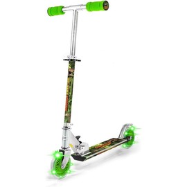 Ozbo Dinosaur Scooter with 2 Light Up Wheels. Adjustable Handlebar Height 28.5" - 32.5" - Style: Mermaid