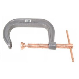 STARTECHWELD C-Clamp 4" opening Heavy Duty Drop Forged Steel Powder Coated C Clamp 3+" Throat CLMP404