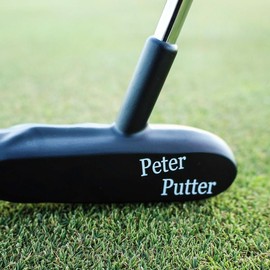 Peter-Putter Golf Putter - Professional Quality Aluminum Head and Chrome Stepless Shaft for Adults - Color: BLACK PUTTER