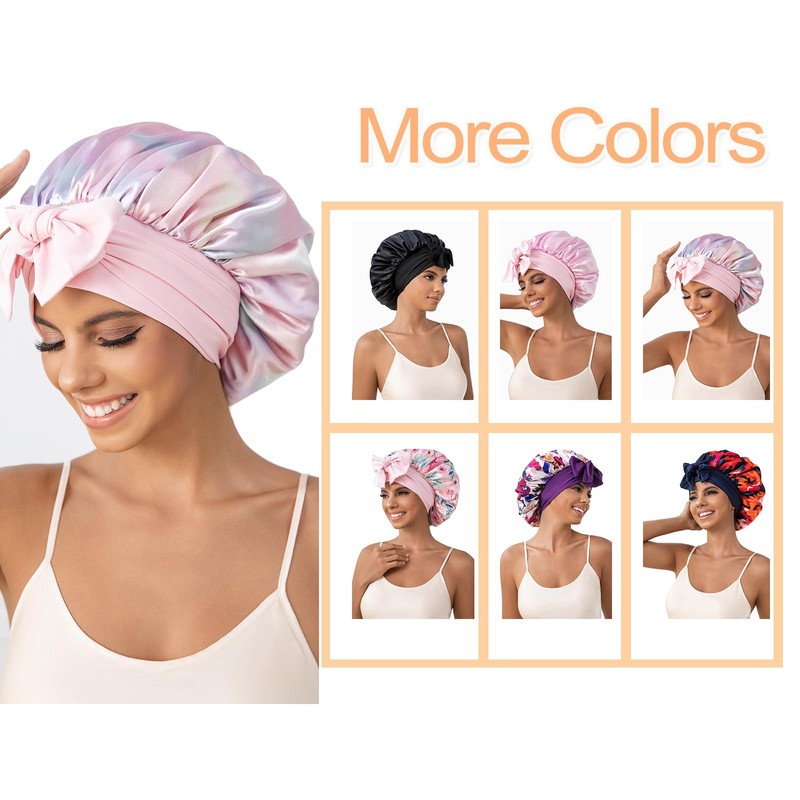 GDTOGRT - Capo de seda satinada para mujeres durmientes, gorras