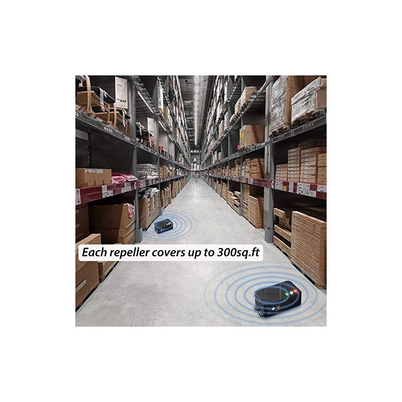 Glaobule Ultra Sonic Rodent Electronic Repellers Battery Operated Mous