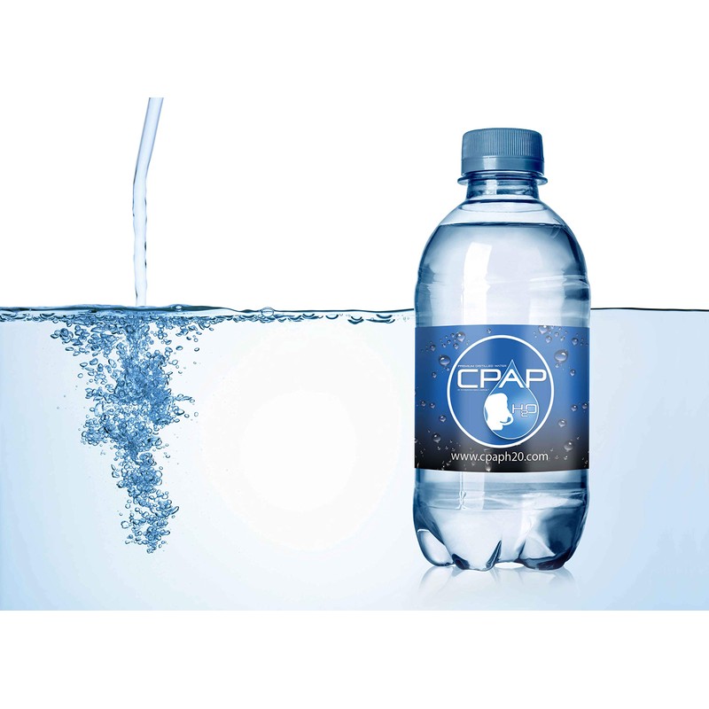 12oz CPAP H2O Premium Distilled Water (12 Bottle Pack)
