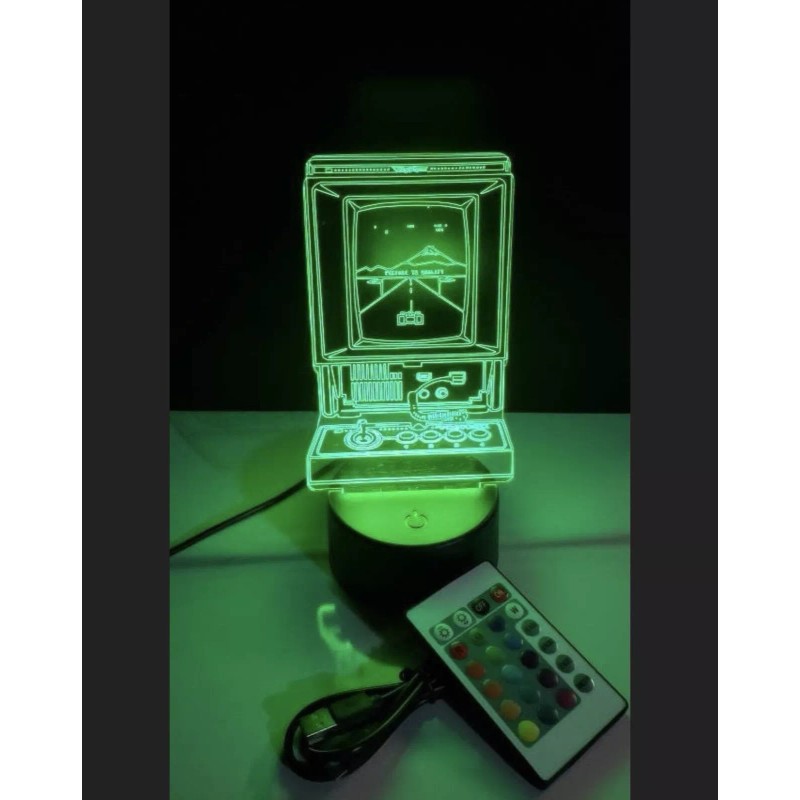 theTDshop VECTREX 3D LED Acrylic Lighted Lamp 8 Colors+Remote (Show