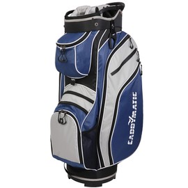 Caddymatic Golf Tour 14-Way Cart Bag - Grey/Blue