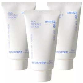 Innisfree 이니스프리 비자 트러블 로션 100ml x3개 여드름피부 트러블피부 유수분밸런스 모공 각질 Innisfree Bijatrouble Lotion 100ml x 3, For Acne-Prone Skin & Troubled Skin, Hydrating Balance & Pore Exfoliation