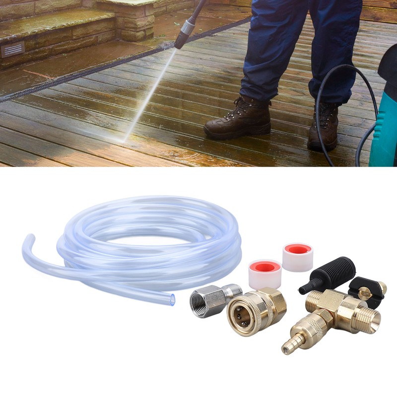 High Pressure Washer Chemical Injector Kit 3/8 Inch Connector Adjustable