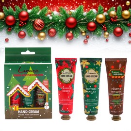 Hand Cream Set, Mini Hand Cream Gift Set, 3 Pack Mini Hand Cream Tube, Hand Cream for Women, Hand Cream Set for Dry, Hand Cream, Hand Cream Moisturising, Hand Cream Christmas