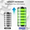 WAVYPO Upgraded 3000mah Battery for GBA SP, 2 Pack