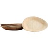 KOKA Palm Leaf Disposable Oval Plate, Eco-Friendly, Disposable Tableware, Compostable