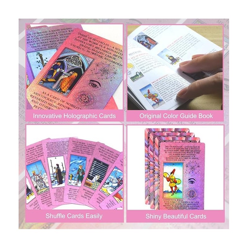 MSTRCORA Tarot Cards Deck, Luxury Tarot Card Deck, Splendid Classic