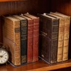 16 Pcs Acrylic Bookends, Book Ends Clear Acrylic Bookends for