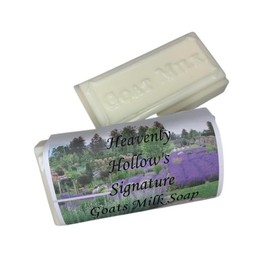 Heavenly Hollows Signature Goats Milk Soap, Pure Goats Milk Soap, Heavenly Hollow, 4 oz, Homemade,Milk Soak, Goat Soap