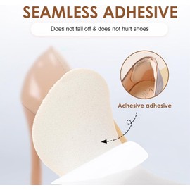 8 Paar dicke Fersenpolster für Schuhe, selbstklebend, Schutz für Ferse und Schuhe, um Reibung und Blasen zu verhindern, Schutz für Schuhe für Damen und Herren (Beige + Schwarz)