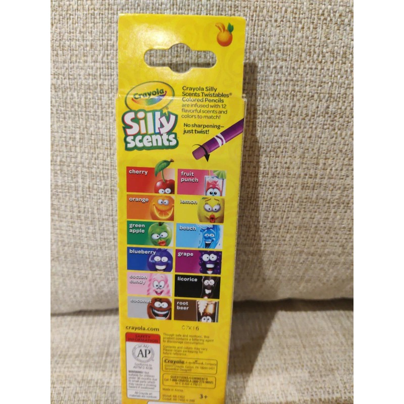 Crayola Silly Scents 6 Washable Markers And 12 Pencil Bundle
