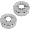 sunnates 2PCS Split Pipe Decorative Cover 20mm Raised Faucet Decorative
