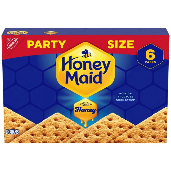 HONEY MAID square graham snacks, lunch Snacks, Party Size, 28.8