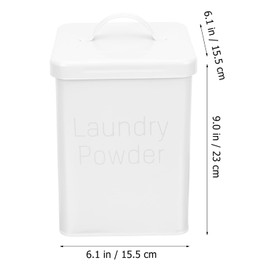 Zerodeko 1set Laundry Powder Container Handle Vintage Storage Bucket for Laundry Powder Clean