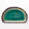 Mino Ware K51229 Long Plate, Half Moon Shape, Approx. 8.3