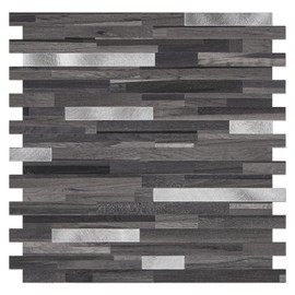 Bainley 10-Sheet Peel and Stick Backsplash, Peel and Stick Tiles PVC Subway Tile Stick on Backsplash for Kitchen Wall